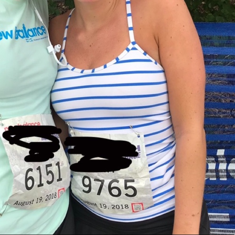 Lululemon racer back tank top with built in bra